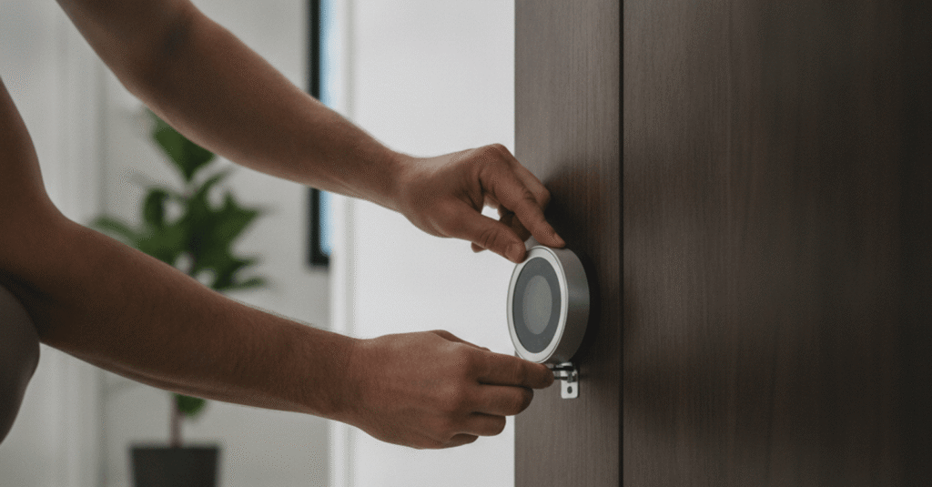Guía completa sobre como instalar mirilla digital puerta en una vivienda moderna.